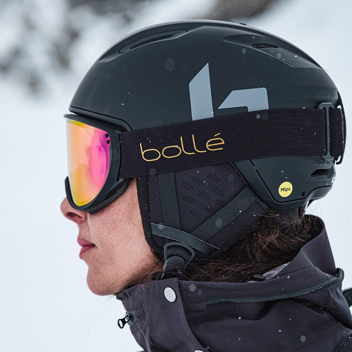 Bollé ATMOS MIPS Ski Helmets Zwart | JEPRLD567