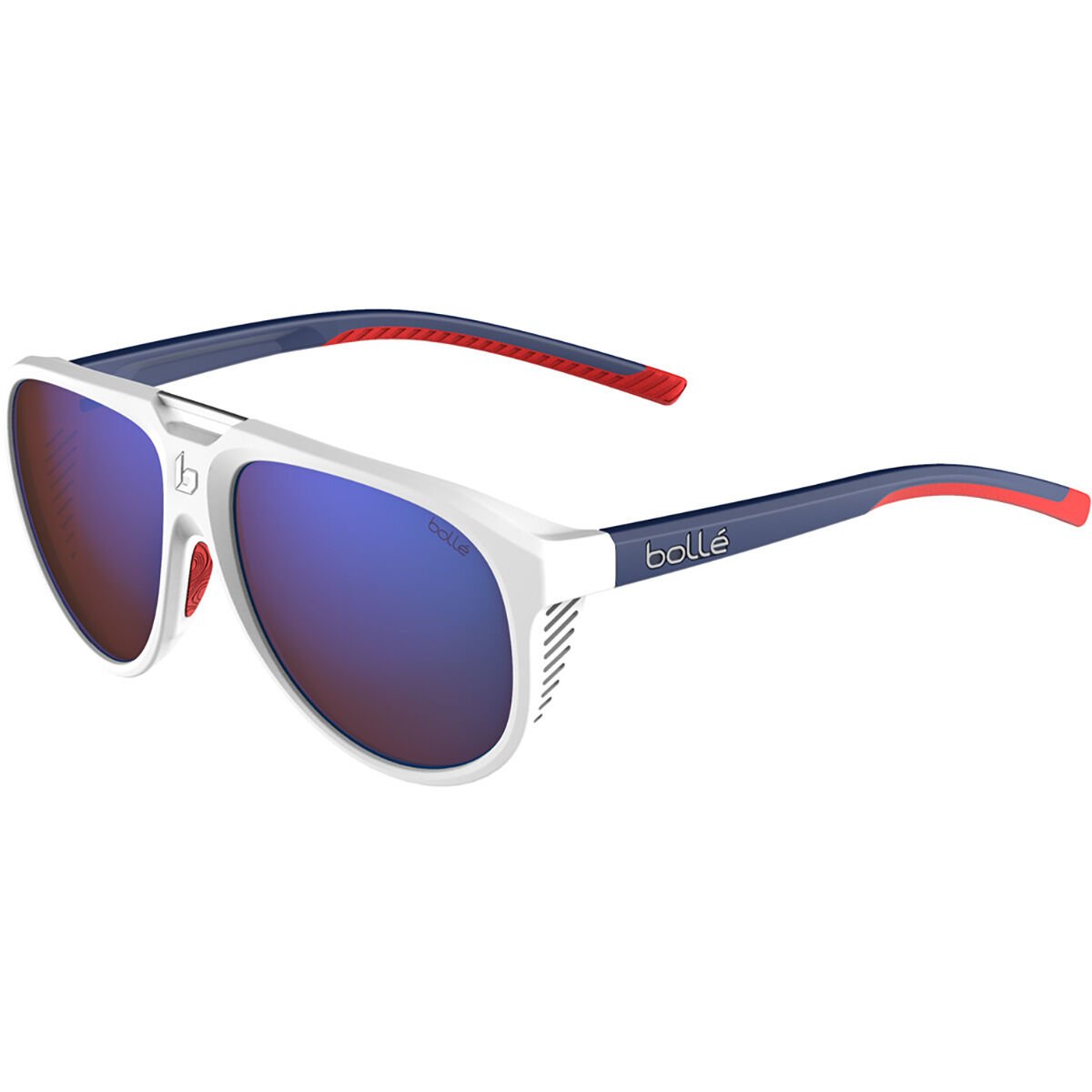 Bollé EUPHORIA Lifestyle Sunglasses Wit Blauw Rood | BWHDVS476