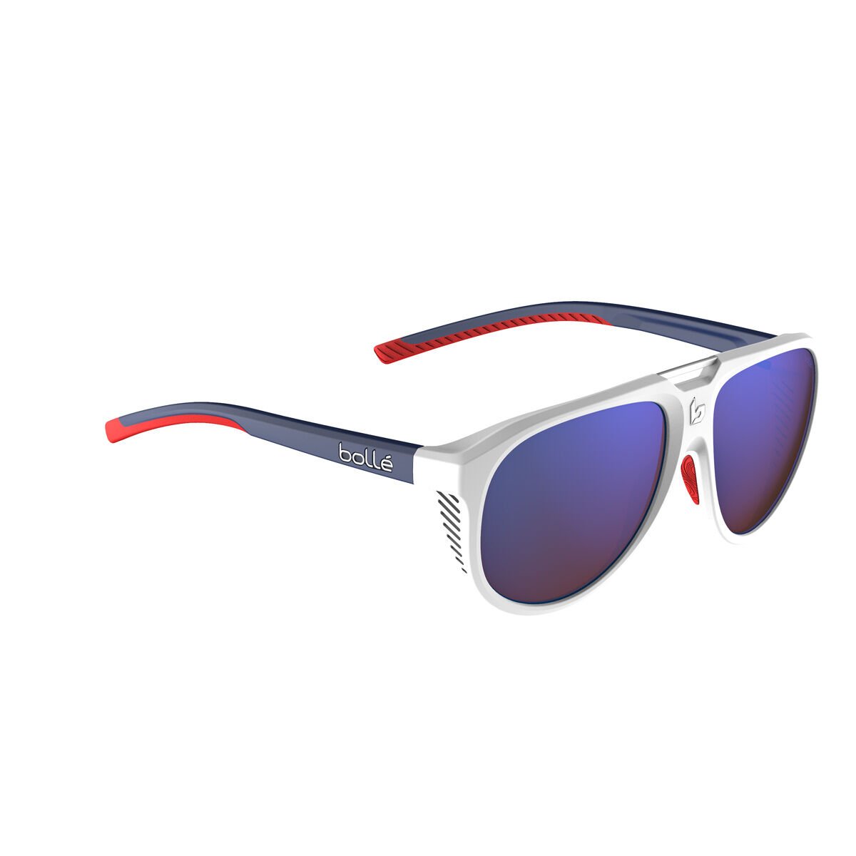 Bollé EUPHORIA Sport Sunglasses Wit Blauw Rood | AXYRCZ046