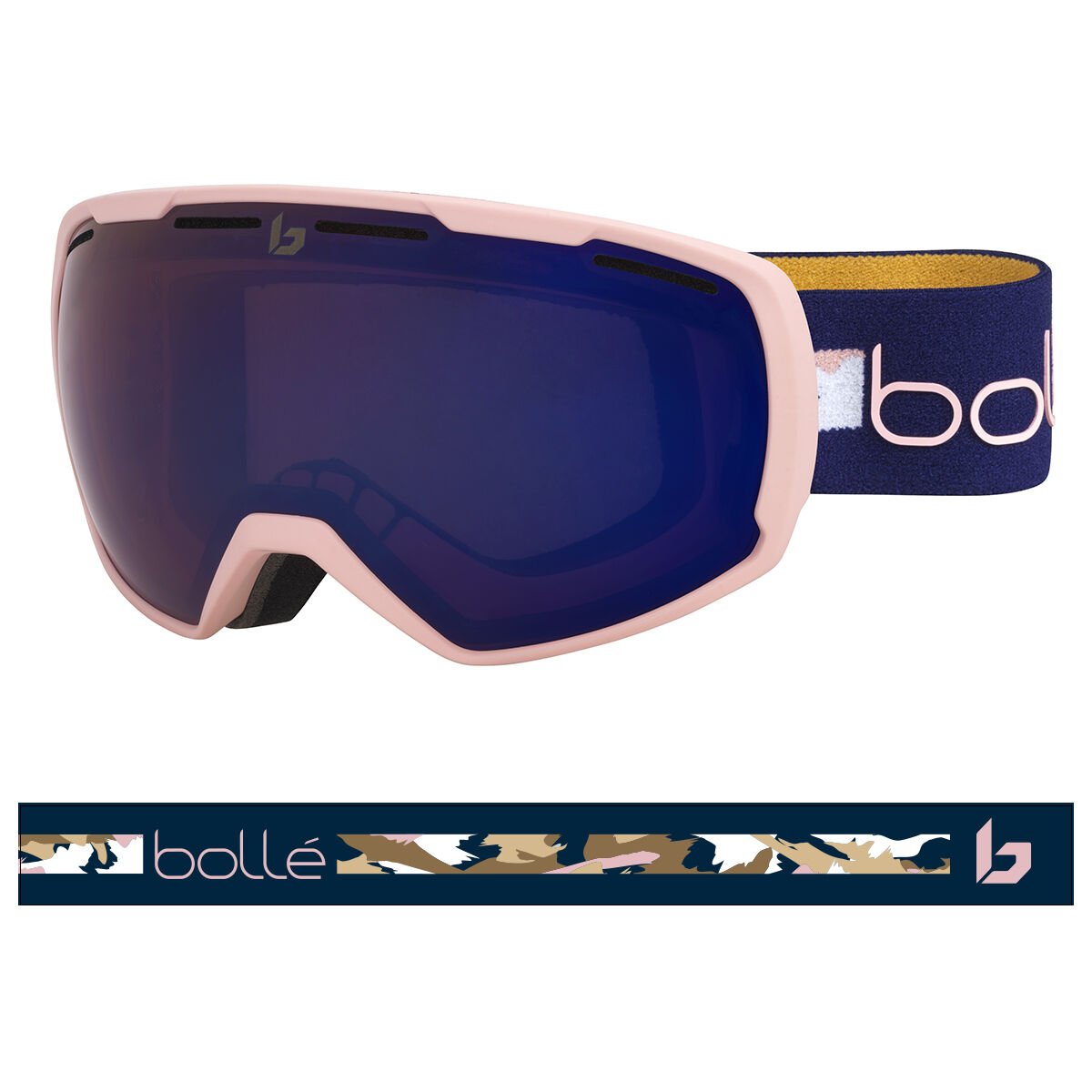 Bollé LAIKA Ski Goggles Roze Donkerblauw | FRMKNY201