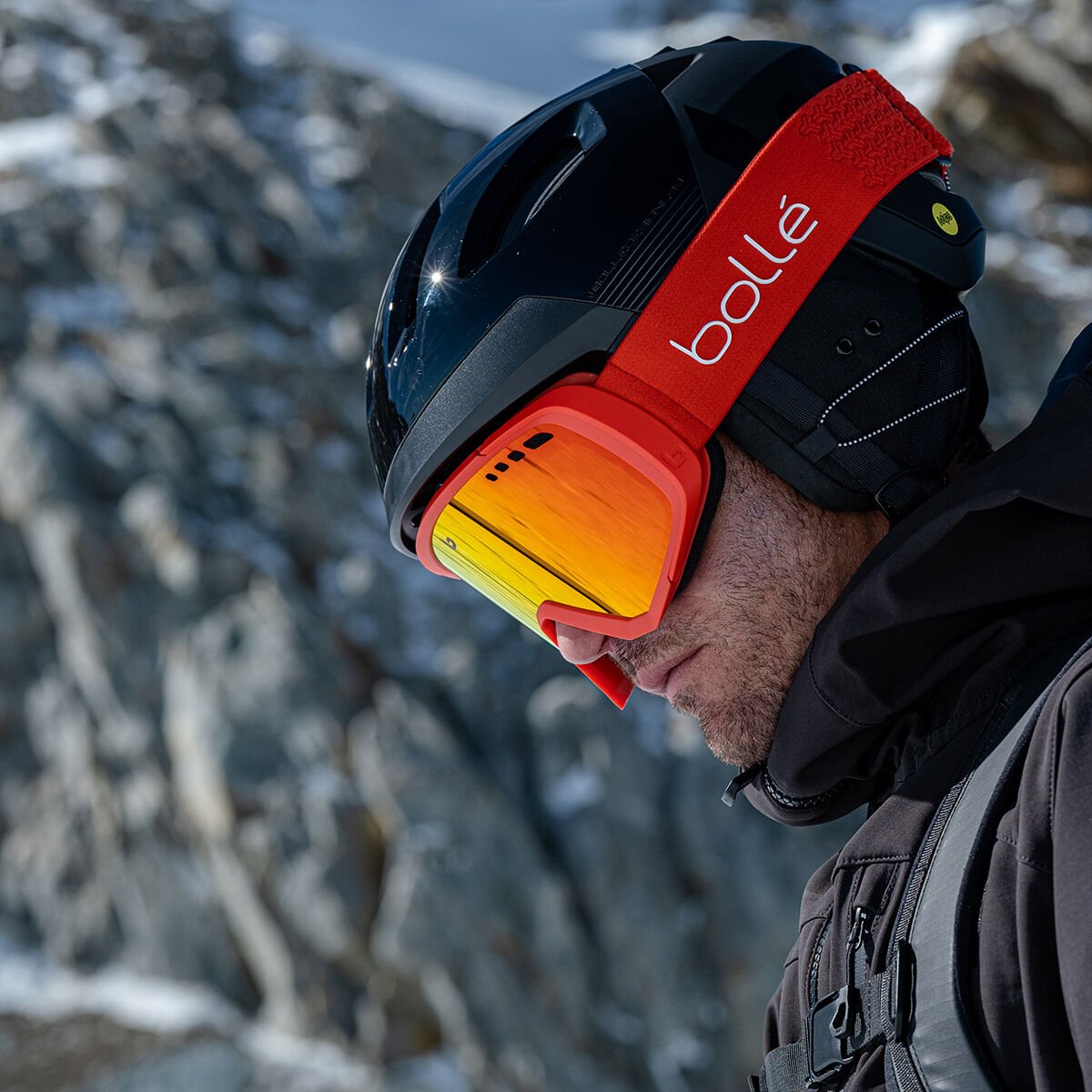 Bollé MAMMOTH Ski Goggles Rood | BEZQYC609