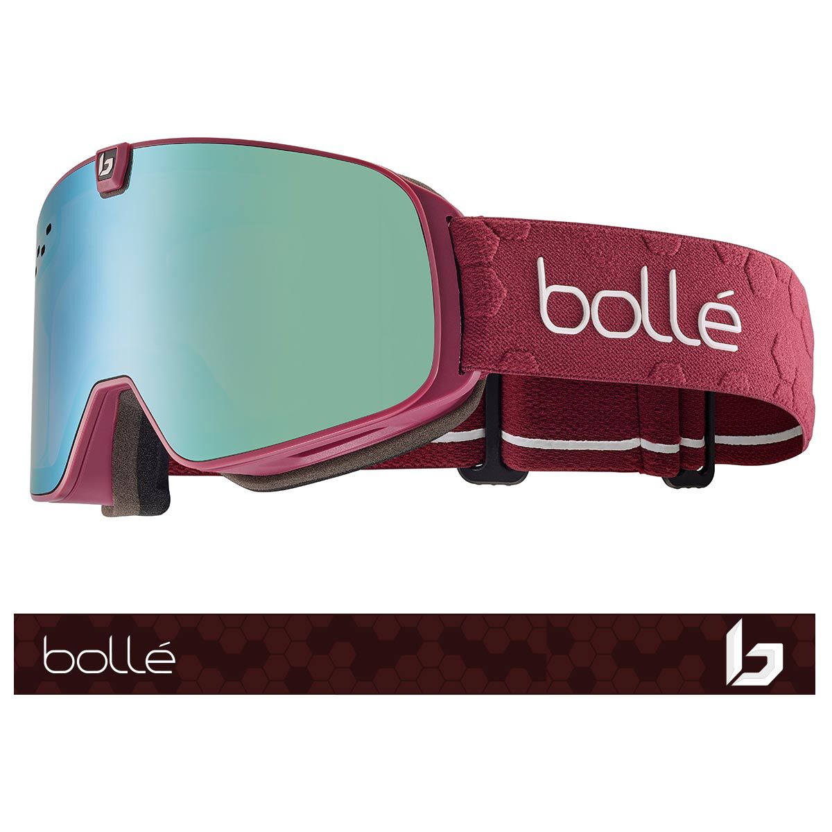 Bollé NEVADA NEO Ski Goggles Garnet Matte | IRAZSN237