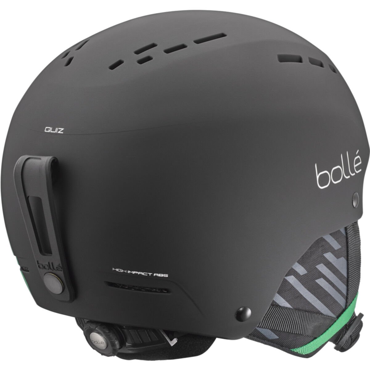 Bollé QUIZ Ski Helmets Zwart Groen | SLKTBD369