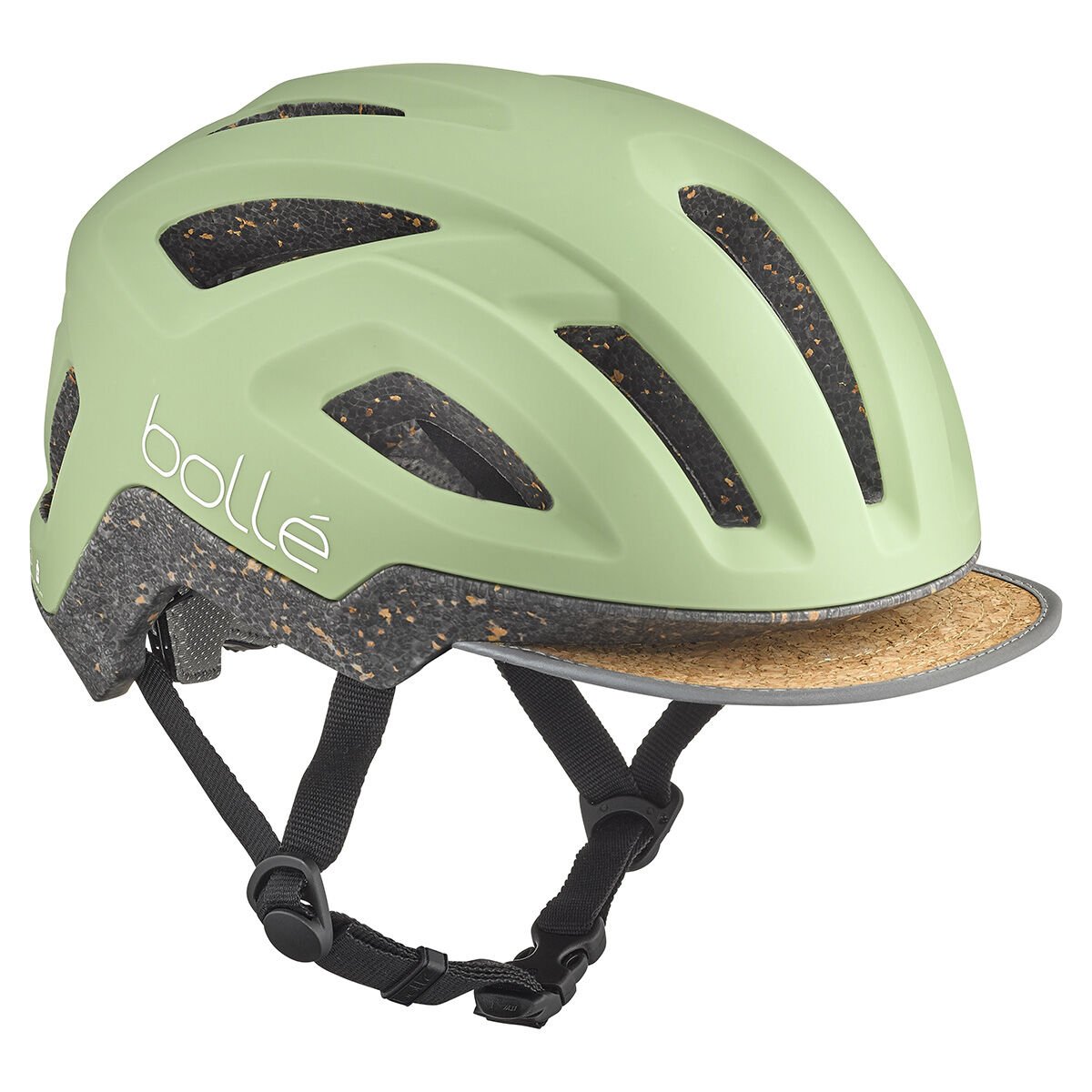 Bollé REACT Bike Helmets Matcha Matte | QMKYPE326