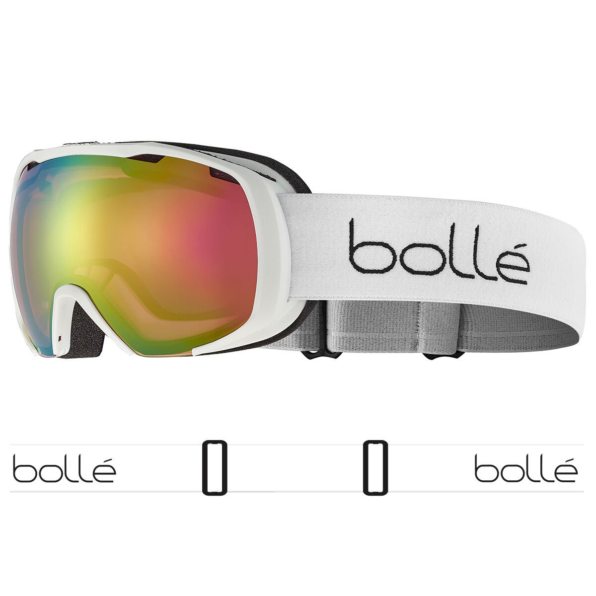 Bollé ROYAL Ski Goggles Wit | SCNDRI685