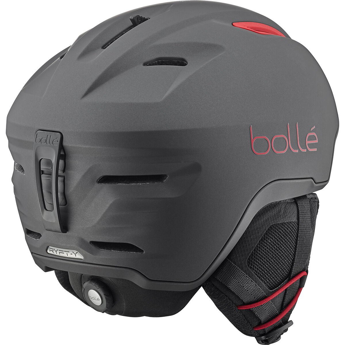 Bollé RYFT YOUTH Ski Helmets Titanium Rood | MSUAGK257