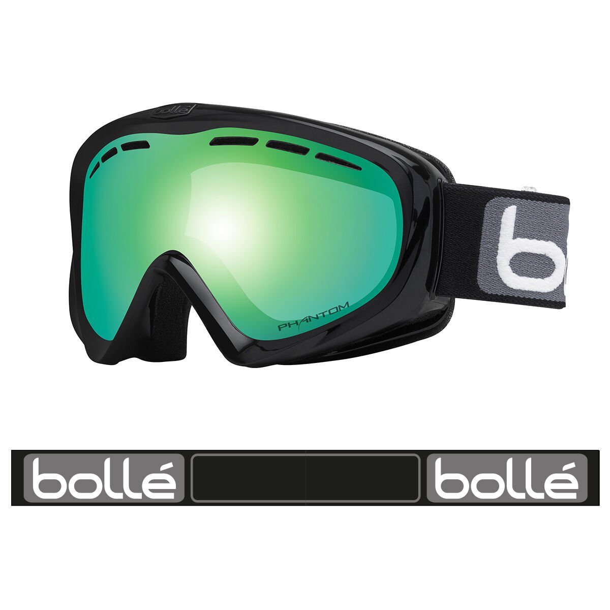 Bollé Y6 OTG Ski Goggles Zwart | EGAMBK806