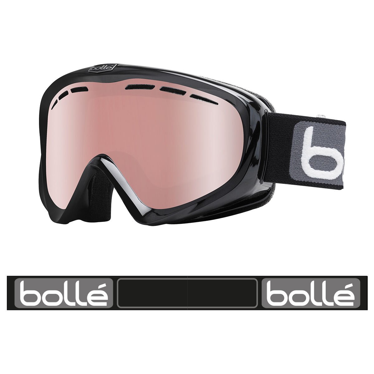 Bollé Y6 OTG Ski Goggles Zwart | QGRUTZ618